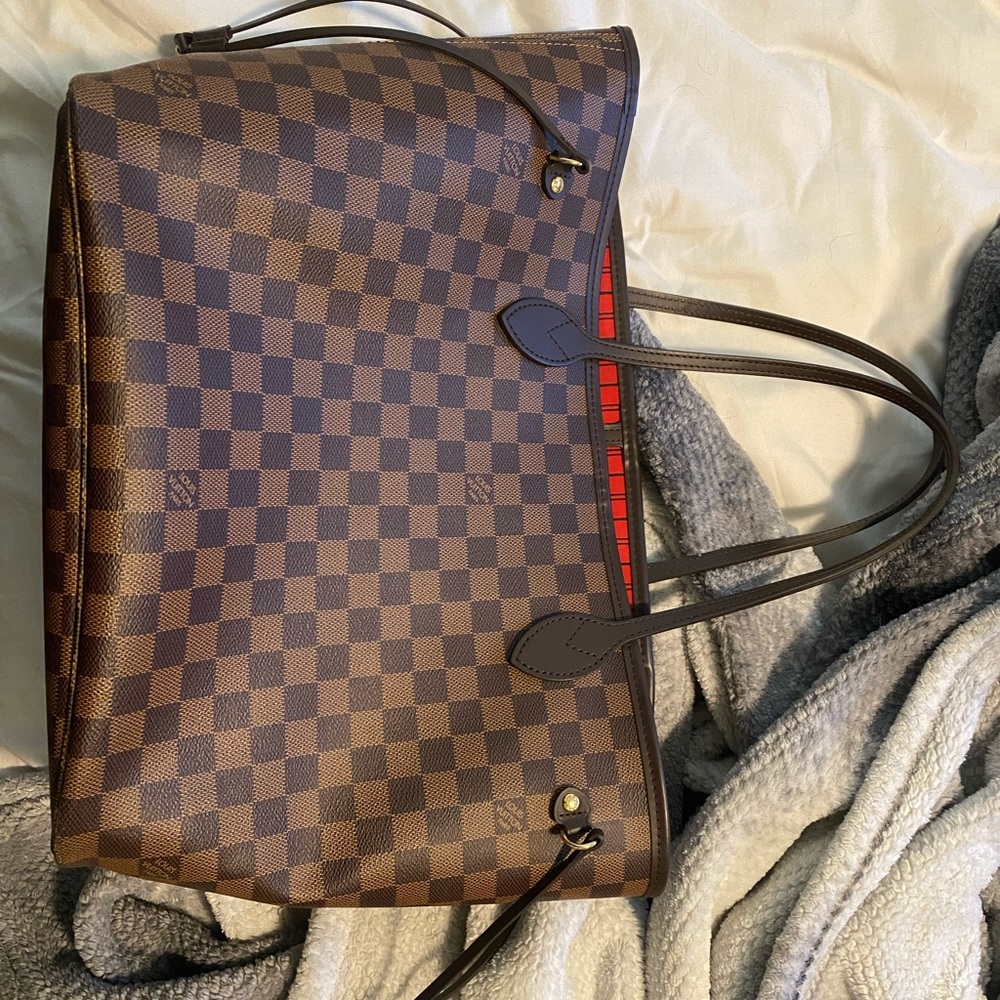 Authentic Louis Vuitton Damier Ebene NF MM bag!